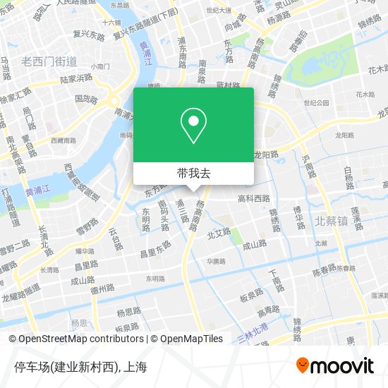 停车场(建业新村西)地图