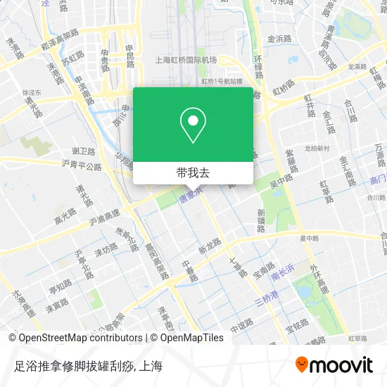 足浴推拿修脚拔罐刮痧地图
