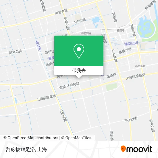 刮痧拔罐足浴地图