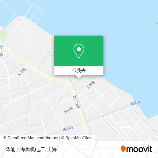 华能上海燃机电厂地图
