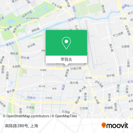 南陈路280号地图