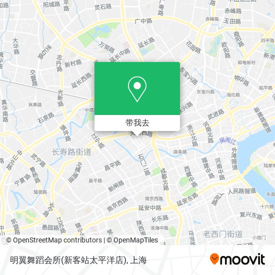 明翼舞蹈会所(新客站太平洋店)地图