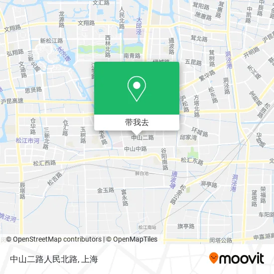 中山二路人民北路地图