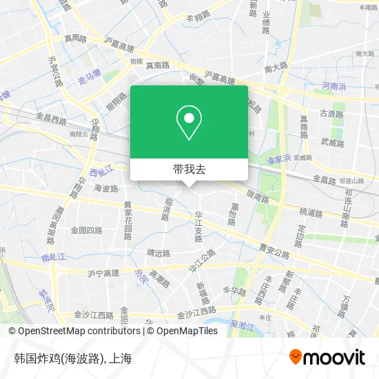 韩国炸鸡(海波路)地图