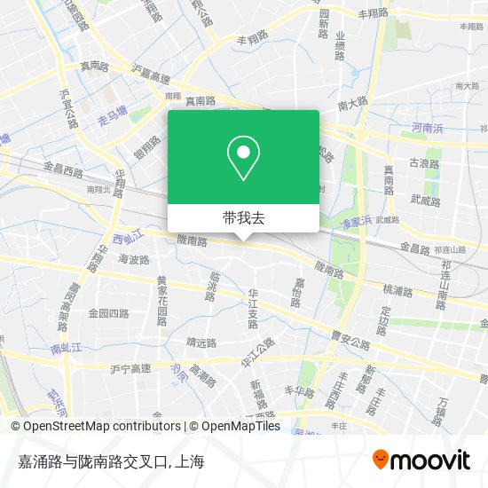 嘉涌路与陇南路交叉口地图