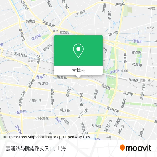嘉涌路与陇南路交叉口地图