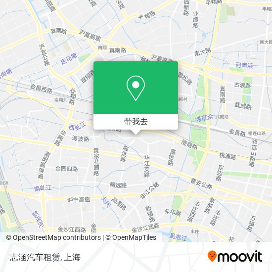 志涵汽车租赁地图