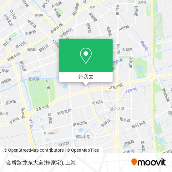 金桥路龙东大道(桂家宅)地图
