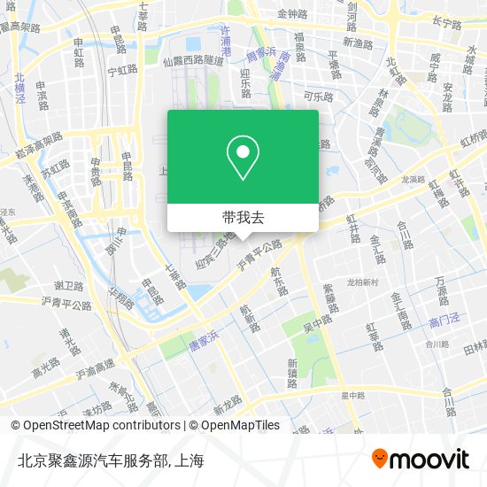 北京聚鑫源汽车服务部地图