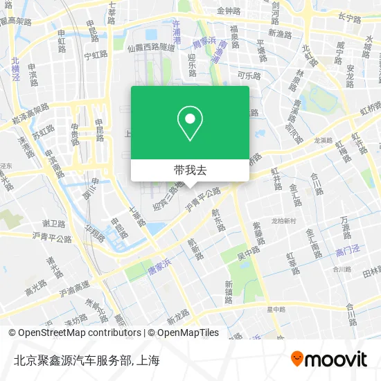 北京聚鑫源汽车服务部地图