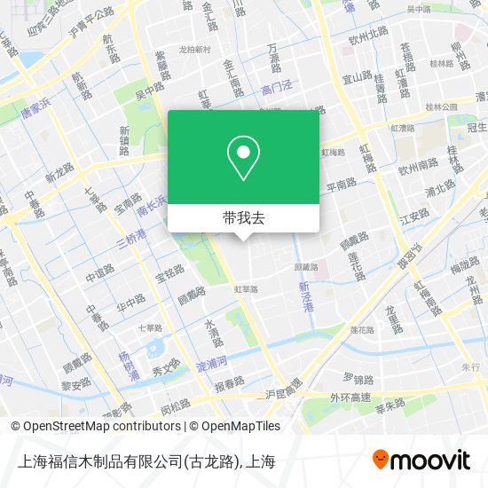 上海福信木制品有限公司(古龙路)地图