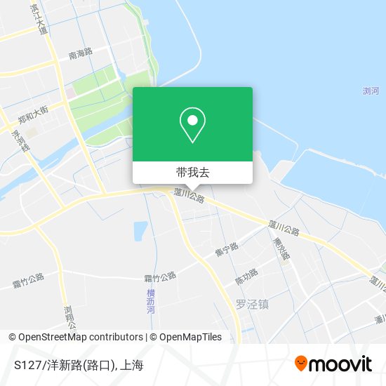 S127/洋新路(路口)地图