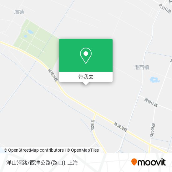 洋山河路/西津公路(路口)地图