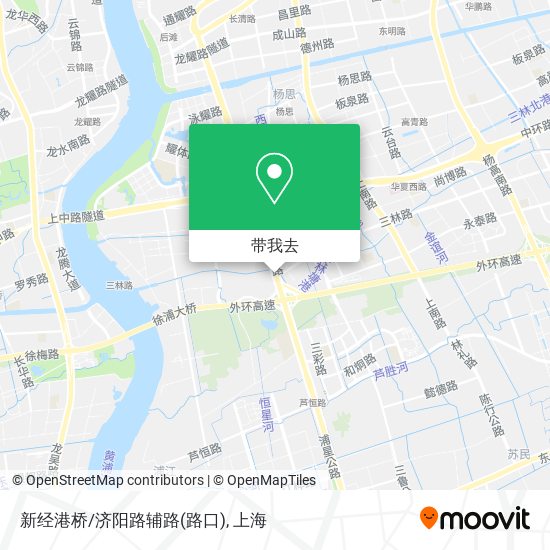新经港桥/济阳路辅路(路口)地图
