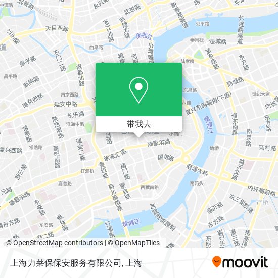 上海力莱保保安服务有限公司地图