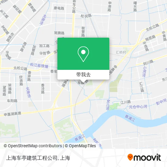 上海车亭建筑工程公司地图