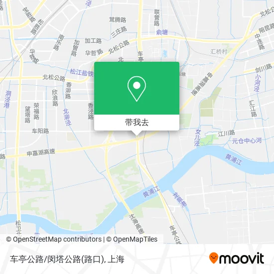 车亭公路/闵塔公路(路口)地图