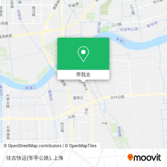 佳吉快运(车亭公路)地图