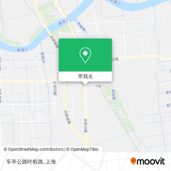 车亭公路叶权路地图