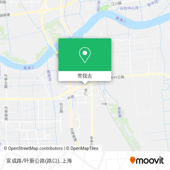 富成路/叶新公路(路口)地图