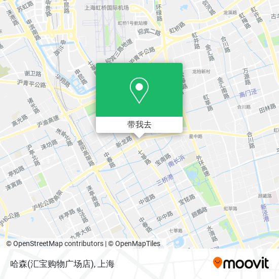 哈森(汇宝购物广场店)地图