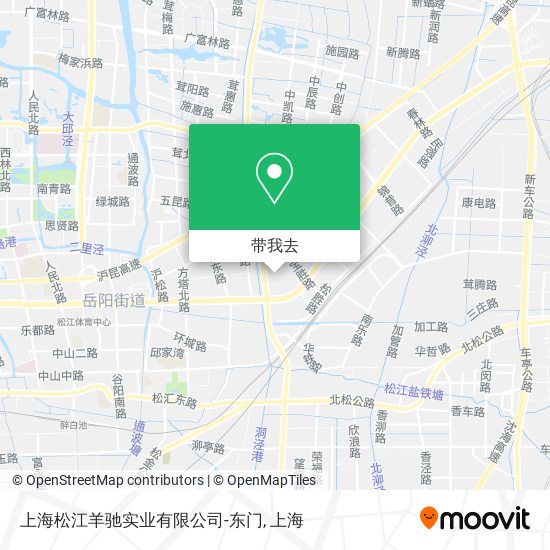 上海松江羊驰实业有限公司-东门地图