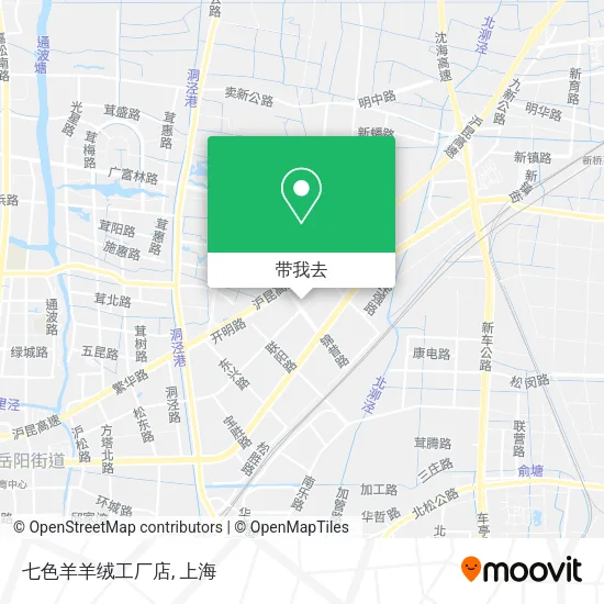 七色羊羊绒工厂店地图
