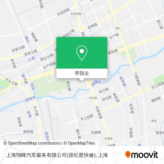 上海翔峰汽车服务有限公司(原红星快修)地图