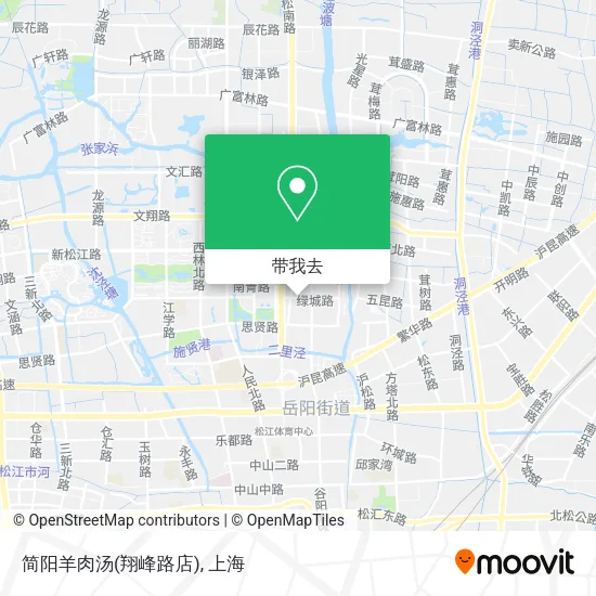 简阳羊肉汤(翔峰路店)地图