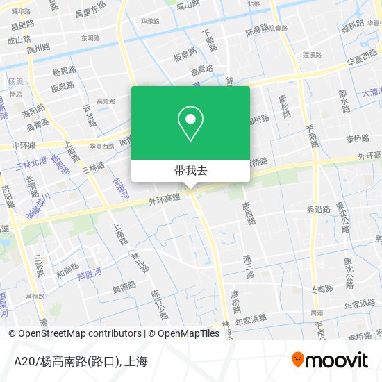 A20/杨高南路(路口)地图