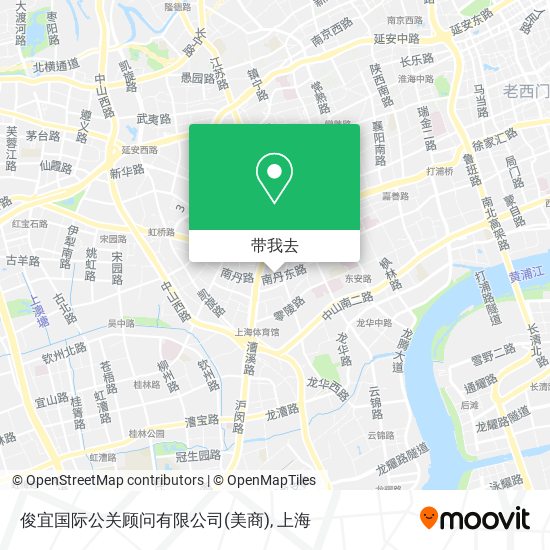 俊宜国际公关顾问有限公司(美商)地图