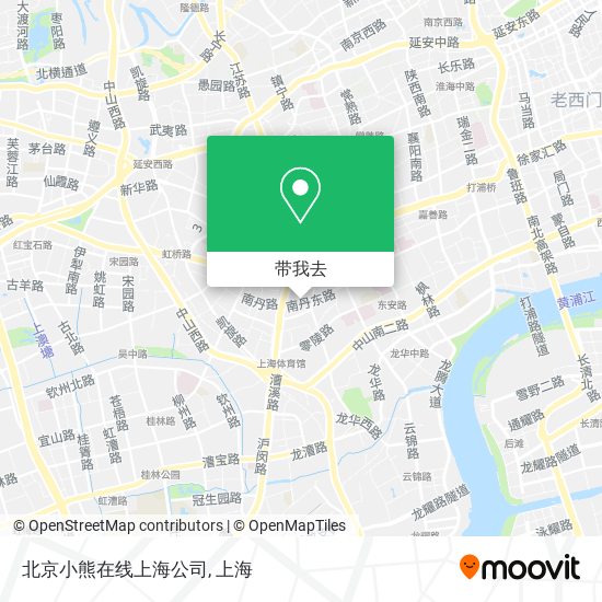 北京小熊在线上海公司地图