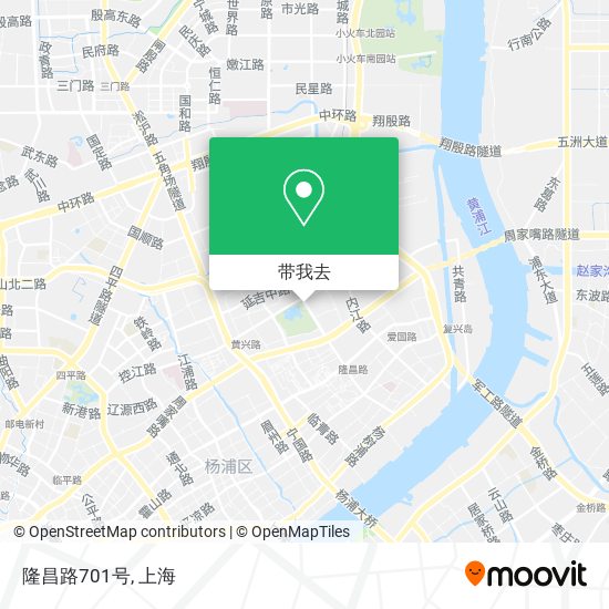 隆昌路701号地图