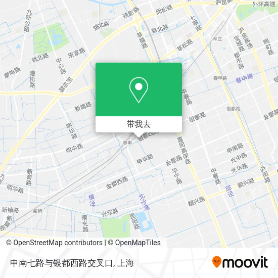 申南七路与银都西路交叉口地图