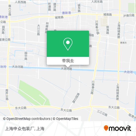 上海申众包装厂地图