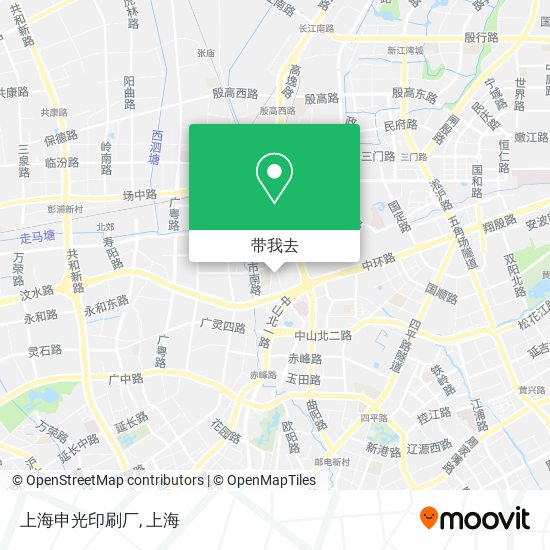 上海申光印刷厂地图
