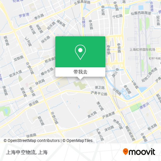 上海申空物流地图