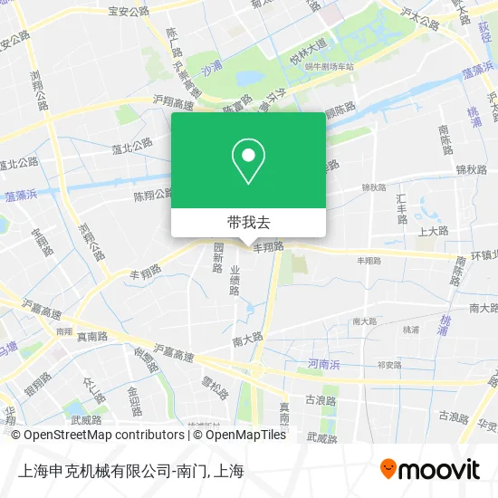 上海申克机械有限公司-南门地图