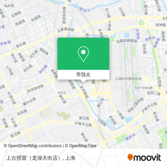 上古捞面（龙湖天街店）地图