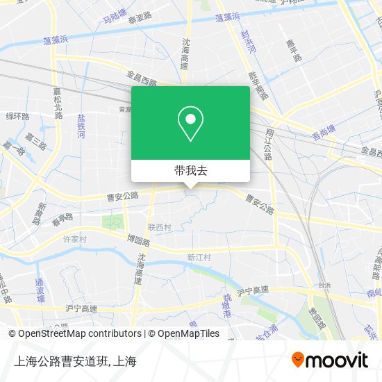 上海公路曹安道班地图
