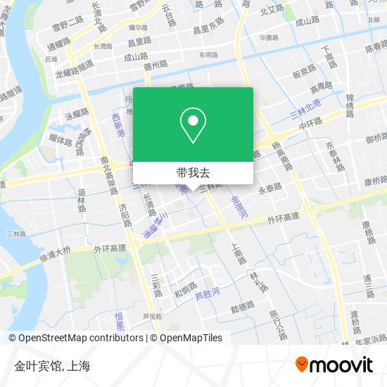 金叶宾馆地图