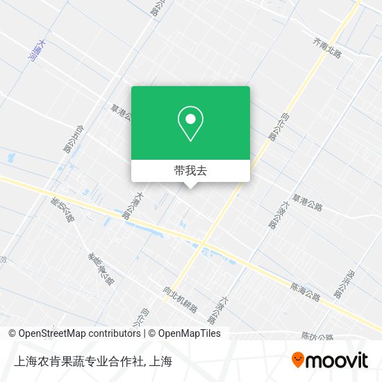 上海农肯果蔬专业合作社地图