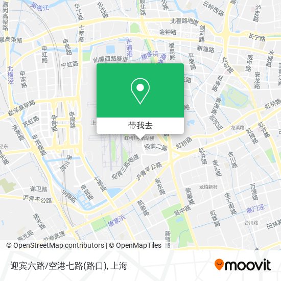 迎宾六路/空港七路(路口)地图