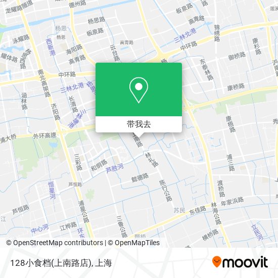 128小食档(上南路店)地图
