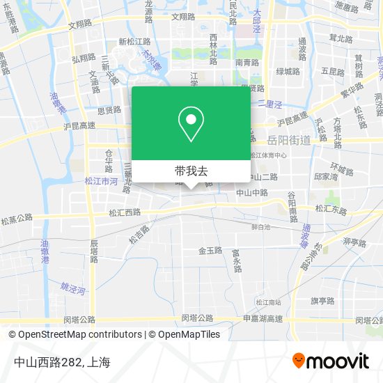 中山西路282地图