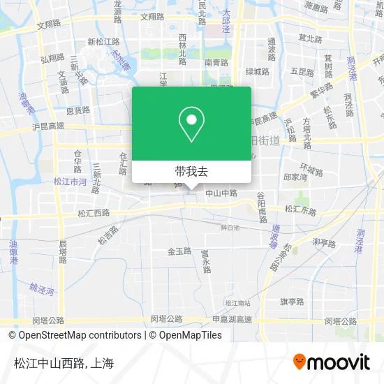 松江中山西路地图