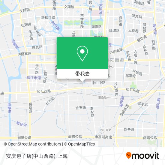 安庆包子店(中山西路)地图