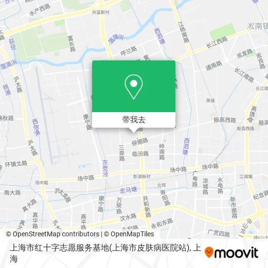 上海市红十字志愿服务基地(上海市皮肤病医院站)地图