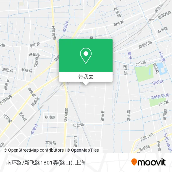 南环路/新飞路1801弄(路口)地图