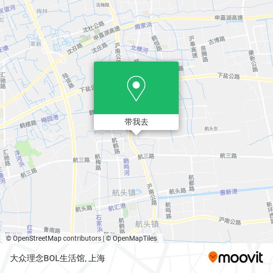大众理念BOL生活馆地图